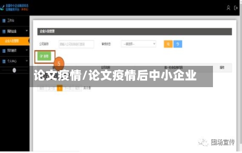 论文疫情/论文疫情后中小企业